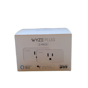 WYZE WLPP1 Voice Assistant Alexa and Google White Smart Home WiFi Plug